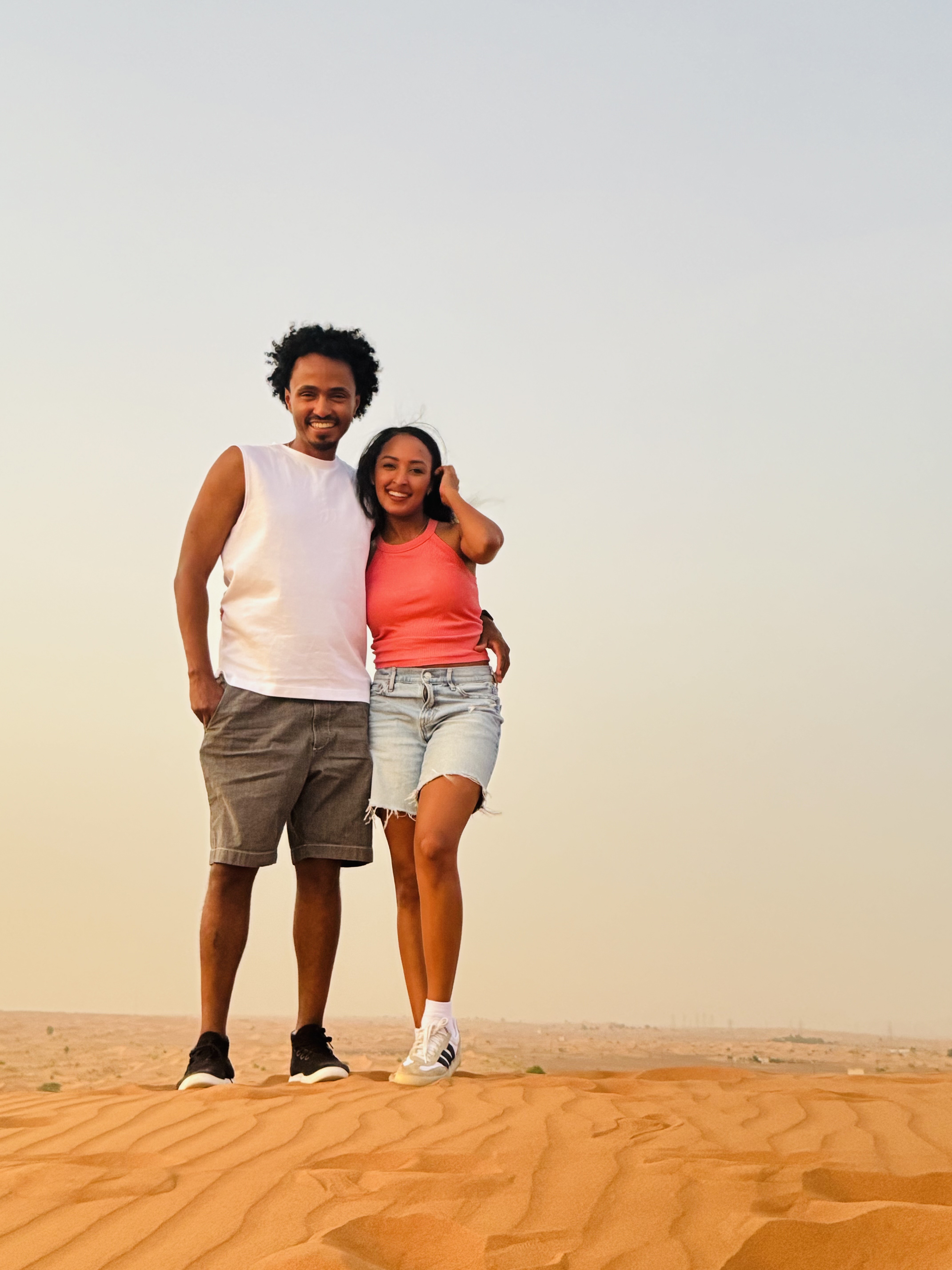 Henok and Elshu in the desert